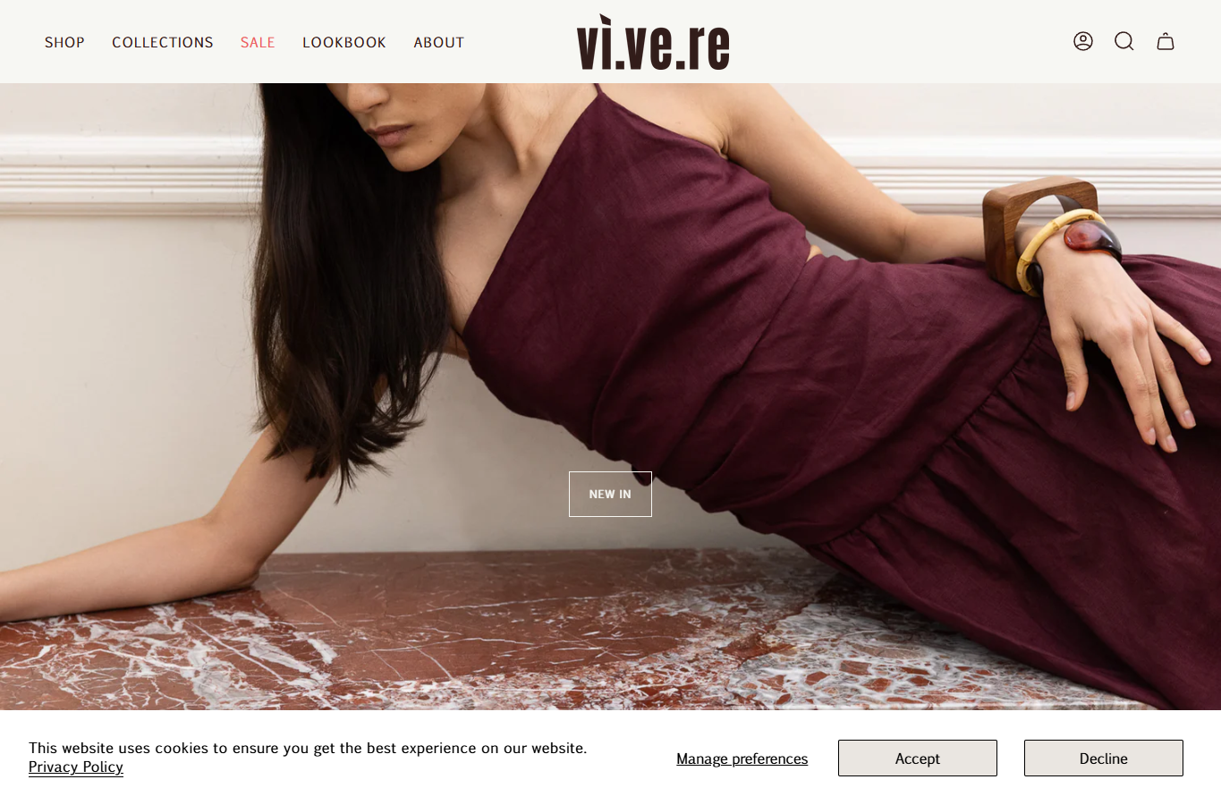 Vivere London official homepage